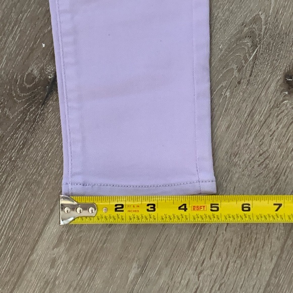 a.n.a Lavender Stretch Jeggings with Distressed Detail size 2 color lavender - Picture 7 of 9